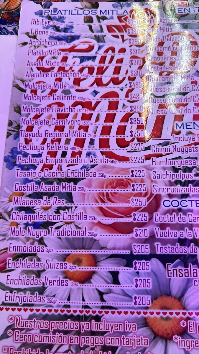 Restaurante Mitla Oaxaca Menu - Image 3